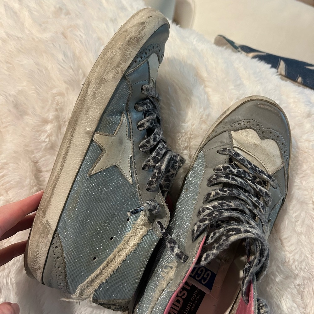 Golden Goose Blue Sneakers